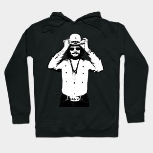 Hank Williams Jr -- Retro Fan Design Hoodie